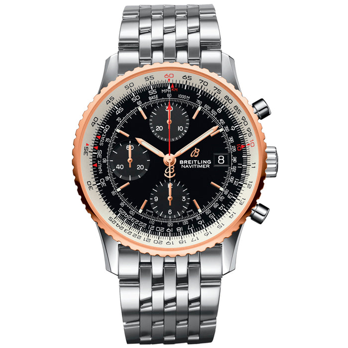 Breitling_Navitimer_1_chrono_41mm_bisel_oro_rojo_chocron_joyeros