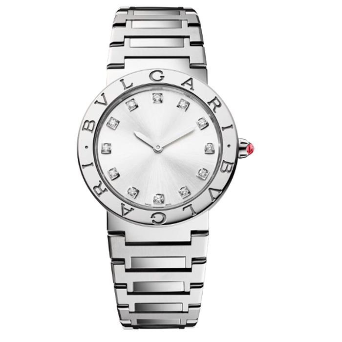 Bulgari Bulgari Lady 33 Esfera plata y diamantes_103696_Chocron joyeros