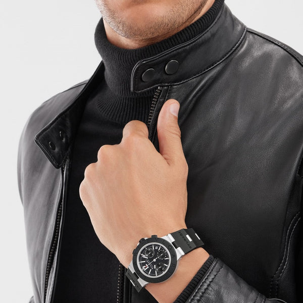 Bulgari Aluminium Chrono titanio negro 41mm