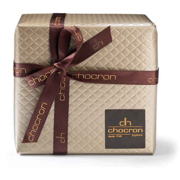 Colgante de oro blanco con diamante en chatón