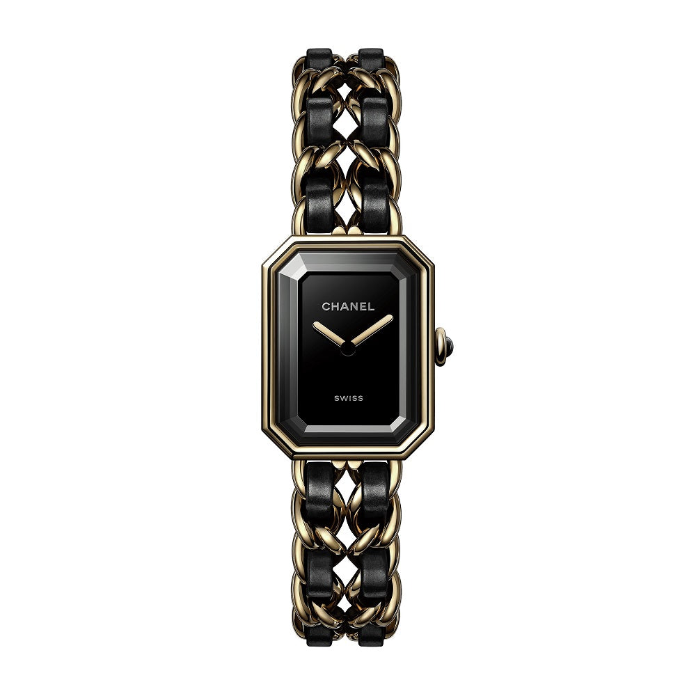 chanel-premiere-edition-originale-negro-brazalete-oro-acero26mm-h6951-chocron-joyeros
