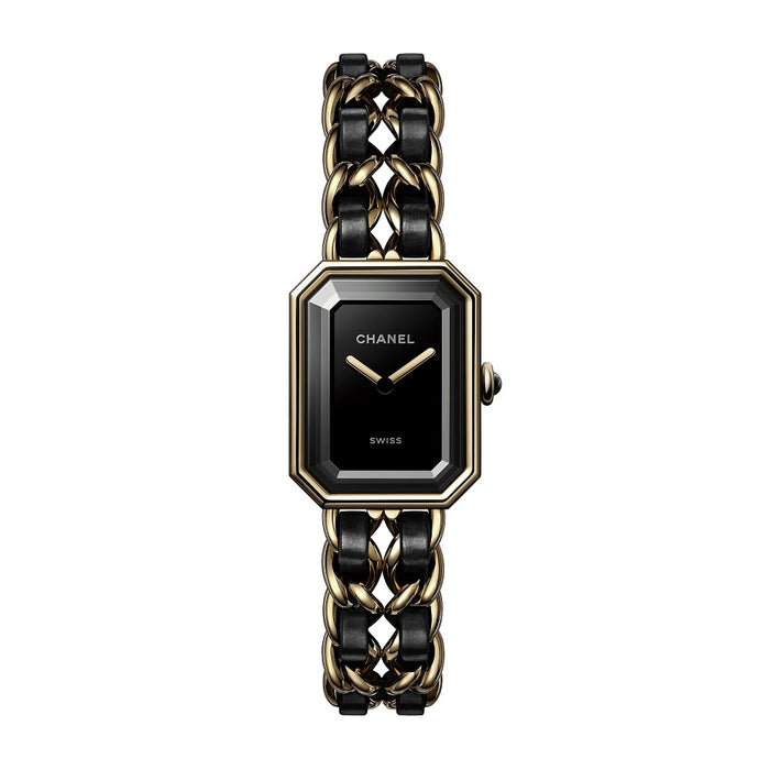 chanel-premiere-edition-originale-negro-brazalete-oro-acero26mm-h6951-chocron-joyeros