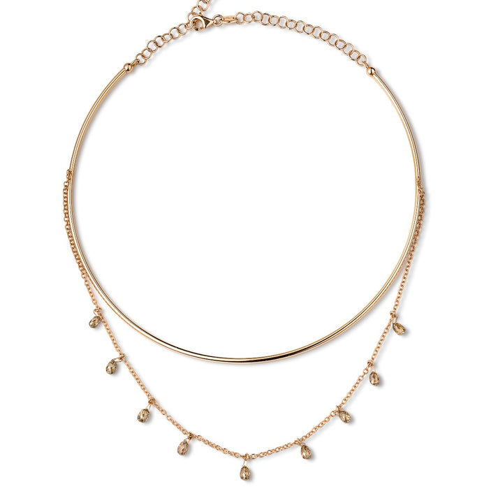 Choker_colgante_cadena_oro_rosa_diamantes_brown_talla_pera_vista_frontal_Ref_J5856CLB