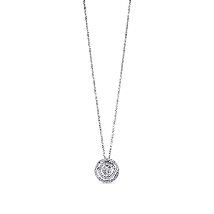 Colgante-oro-blanco-círculos-diamantes - Ref J4663CLB