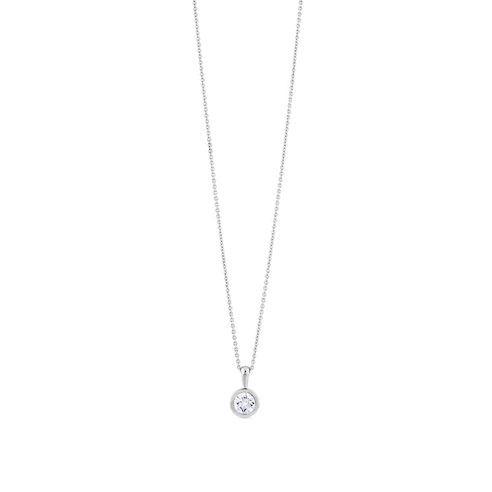 Colgante-oro-blanco-diamante-chaton - Ref J4641CLB