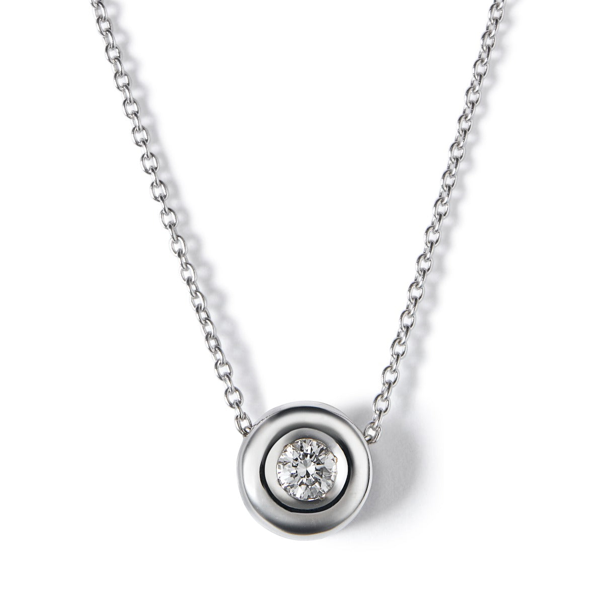 Colgante-oro-blanco-diamante-chaton - Ref J5111CLB_Chocrón Joyeros