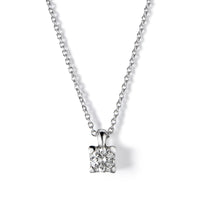 Colgante-oro-blanco-diamante-4-garras - Ref J5113CLB_Chocrón Joyeros