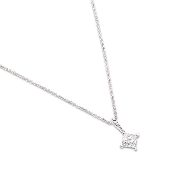 colgante-oro-blanco-diamante-princesa-rombo- Ref J4855CLB