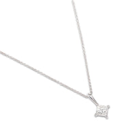colgante-oro-blanco-diamante-princesa-rombo- Ref J4854CLB