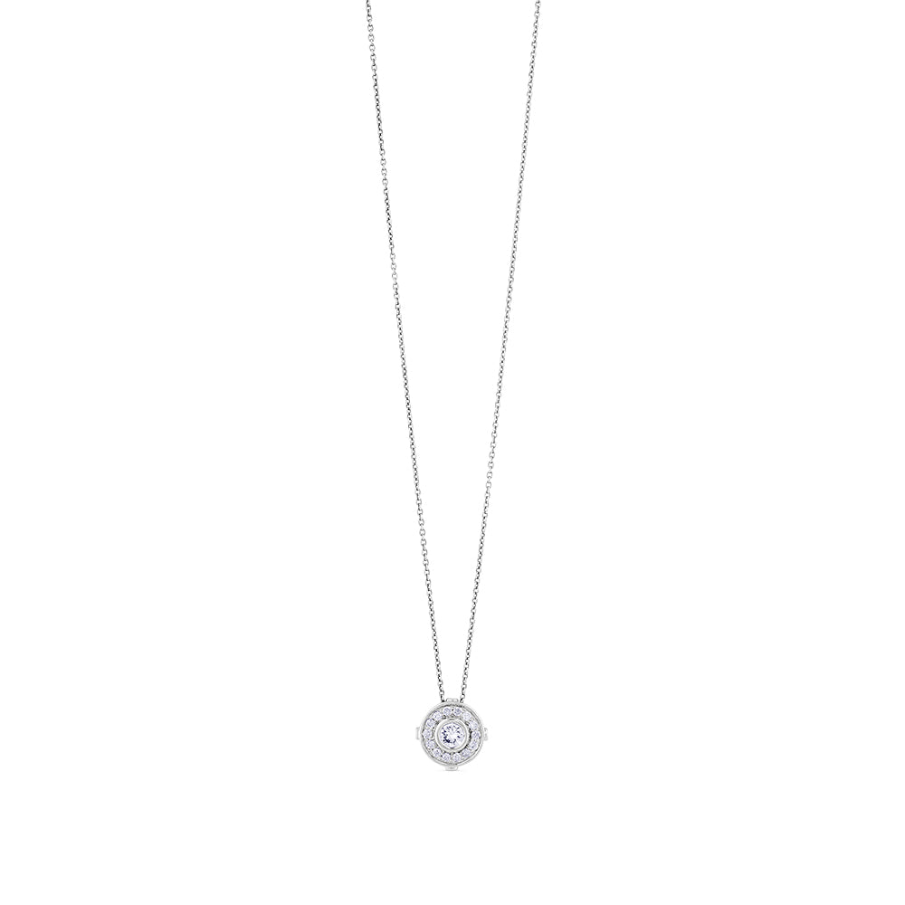 Colgante-oro-blanco-diamantes - Ref J4667CLB