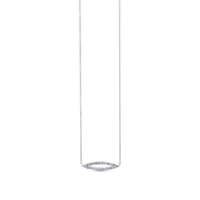 Colgante-oro-blanco-ojo-diamantes - Ref J4674CLB