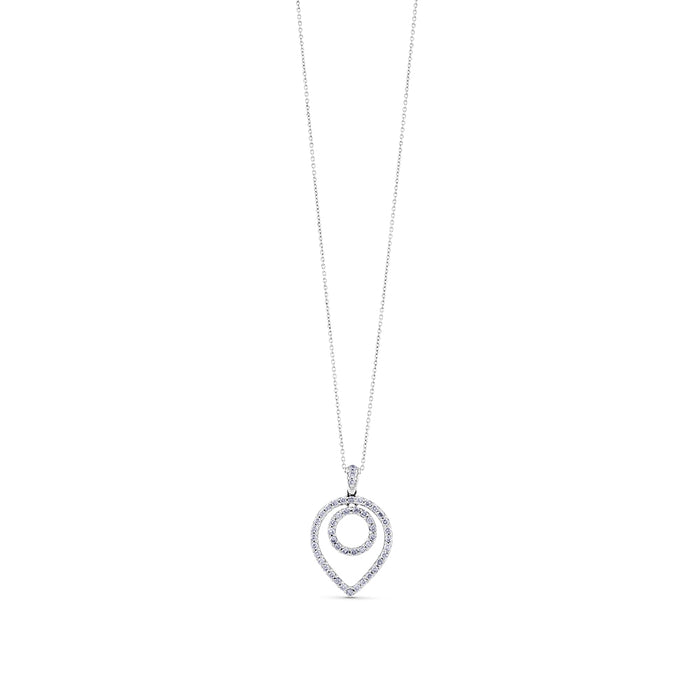 Colgante-oro-blanco-diamantes-estilo-pera - Ref J4675CLB