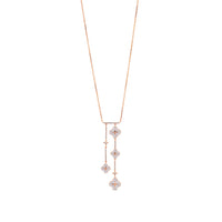 Colgante-oro-rosa-pensamiento-diamantes - Ref J4603CLB