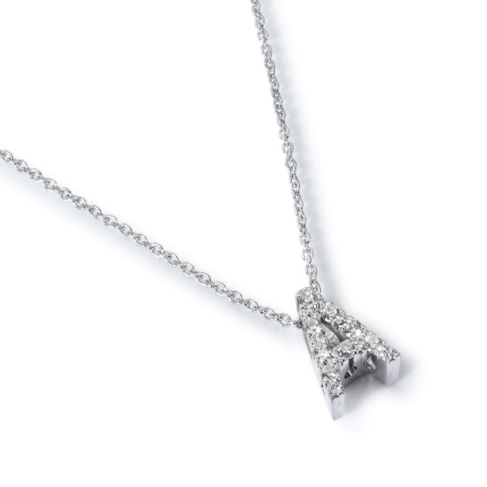 Colgante_letra_a_oro_blanco_diamantes_ Ref J5414CLB_Chocrón Joyeros