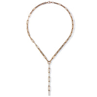 Colgante_link_oro_rosa_eslabones_diamantes- Ref J5306CB_Chocrón Joyeros