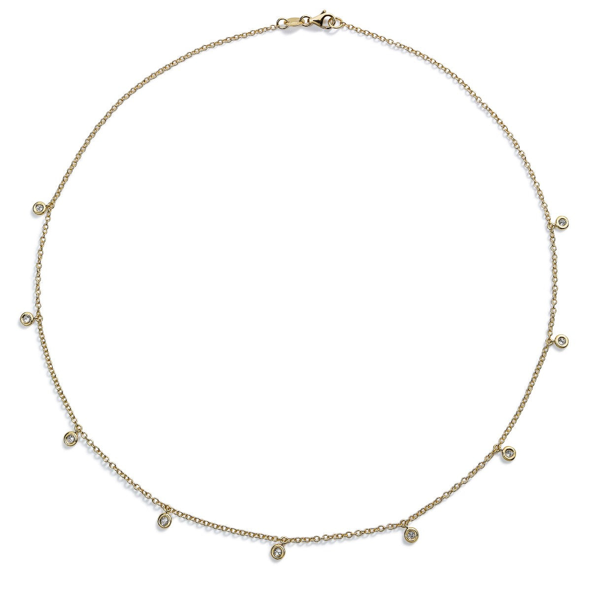 Colgante_shiny_drops_oro_amarillo_diamantes_chaton_colgantes_ Ref J5119CLB_Chocrón Joyeros