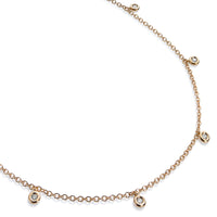 Colgante_shiny_drops_oro_rosa_diamantes_chaton_colgantes_ Ref J5121CLB_Chocrón Joyeros
