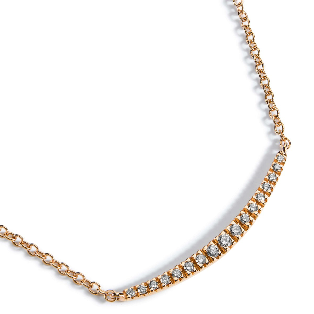 colgante-smile-oro-rosa-brillantes - Ref j5116clb Chocrón Joyeros