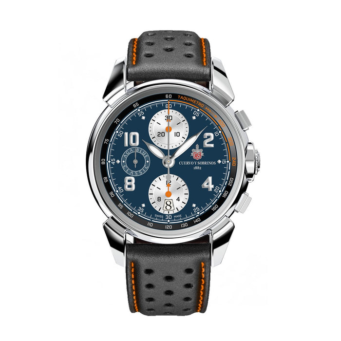 Cuervo y Sobrinos Aga Blue Classic 41mm