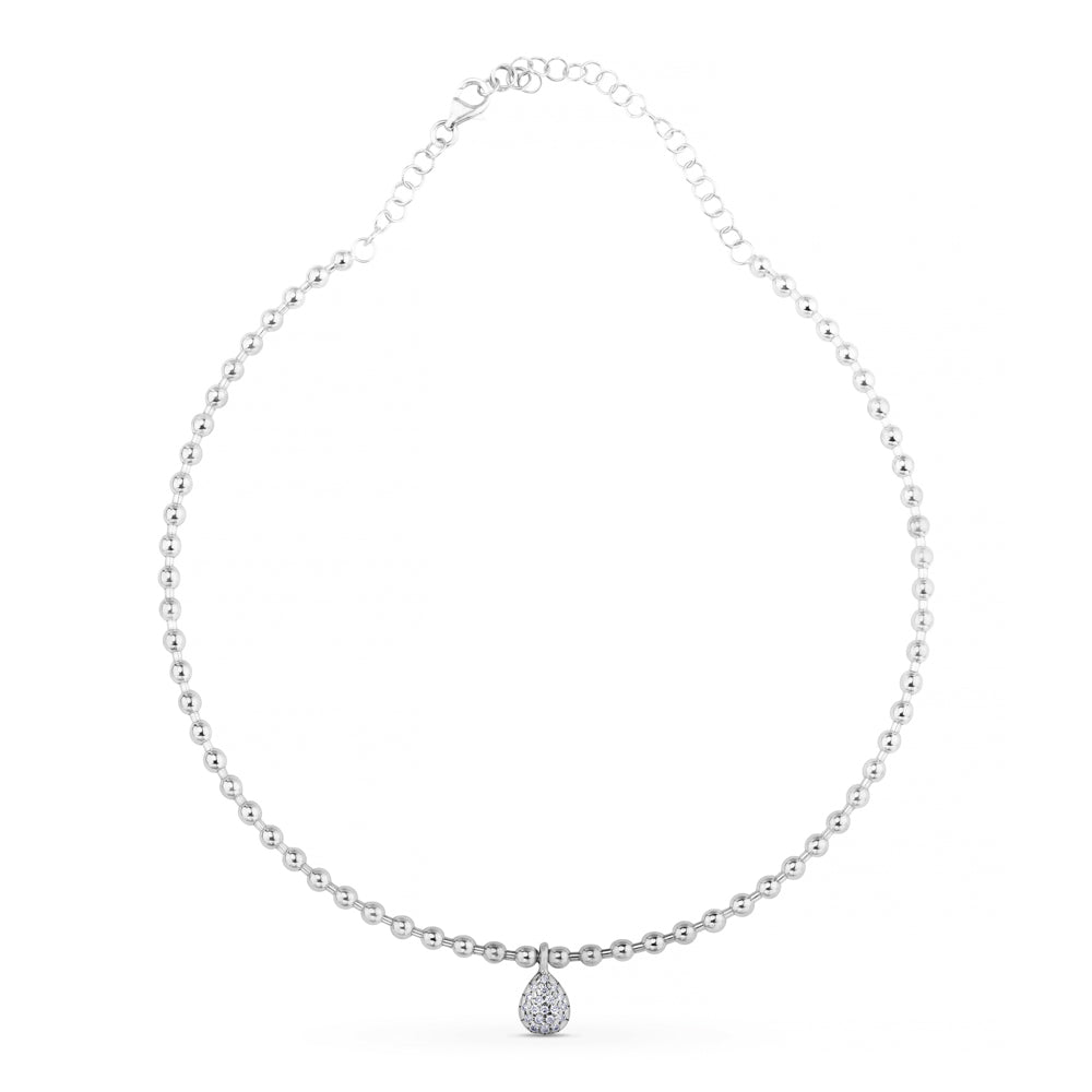 Gargantilla-bolas-oro-blanco-diamantes - Ref J4844CB