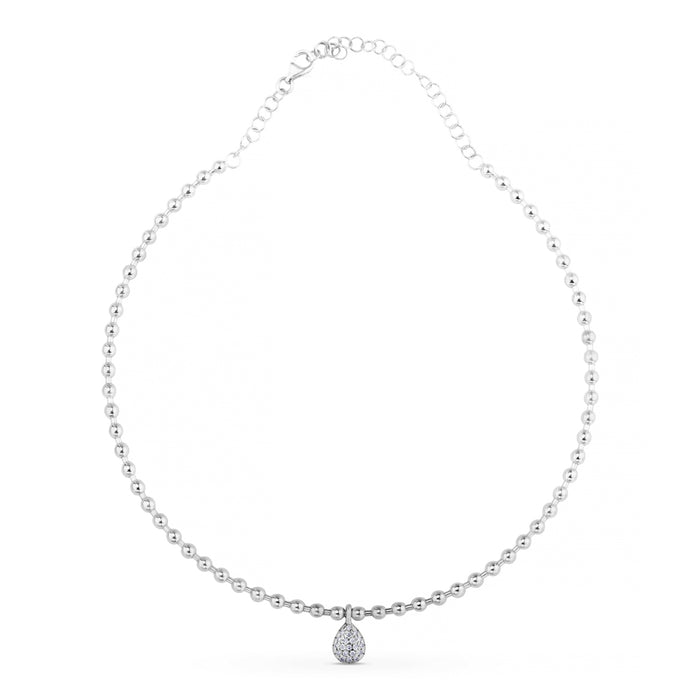 Gargantilla-bolas-oro-blanco-diamantes - Ref J4844CB