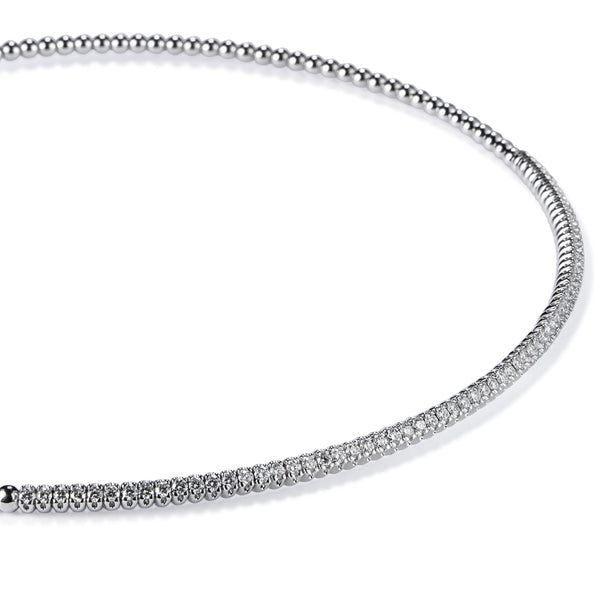 Gargantilla_choker_bubbles_oro_blanco_diamantes_ Ref J5143CB_Chocrón Joyeros