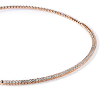 Gargantilla_choker_bubbles_oro_rosa_diamantes_ Ref J5144CB_Chocrón Joyeros