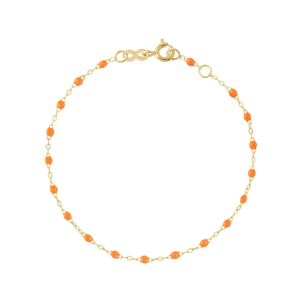 gigiCLOZEAU pulsera Classic oro amarillo color naranja 17cm