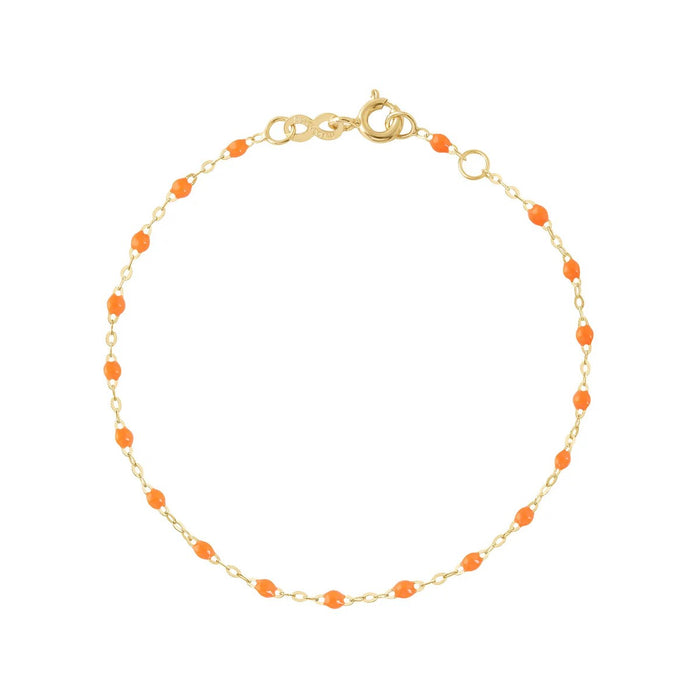 gigiCLOZEAU pulsera Classic oro amarillo color naranja 17cm