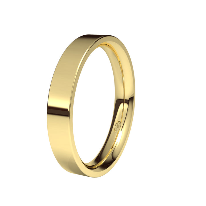 Alianza-boda-oro-amarillo-brillo-formad-3.5mm - Ref J-AFD35B