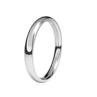 Alianza-boda-almendrada-oro-blanco-brillo-2.5mm - Ref J-BAL25B