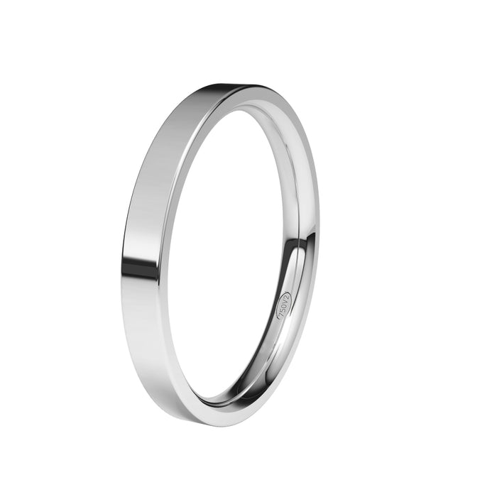 Alianza-boda-oro-blanco-brillo-formad-2.5mm - Ref J-BFD25B
