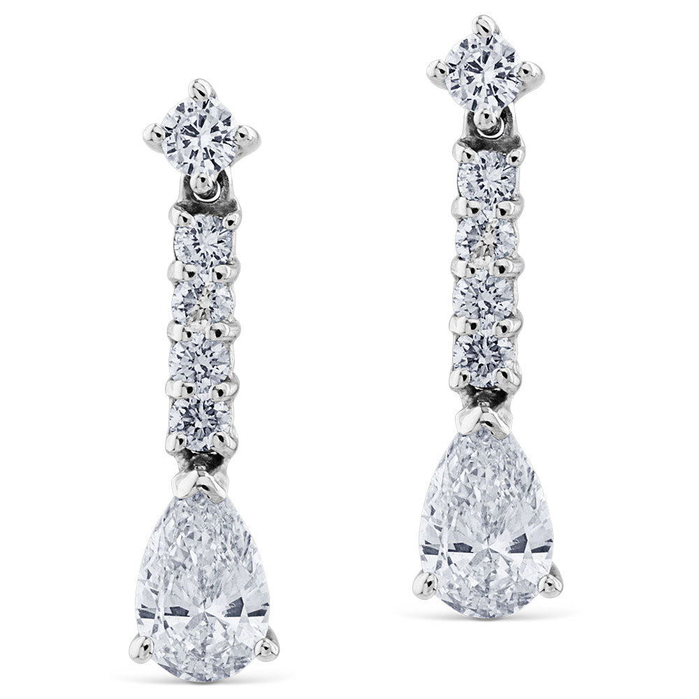 Pendientes-oro-blanco_novia - Ref J4346TB