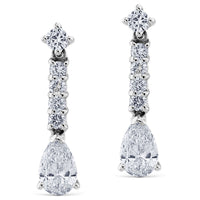 Pendientes-oro-blanco_novia - Ref J4346TB