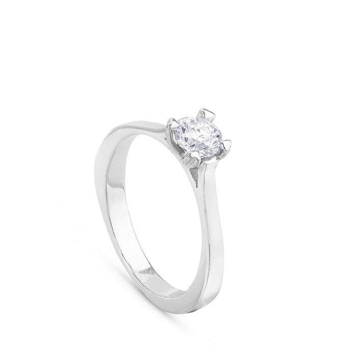 Anillo-compromiso-solitario-oro-blanco-diamantes |Ref J5020SB|Chocrón Joyeros