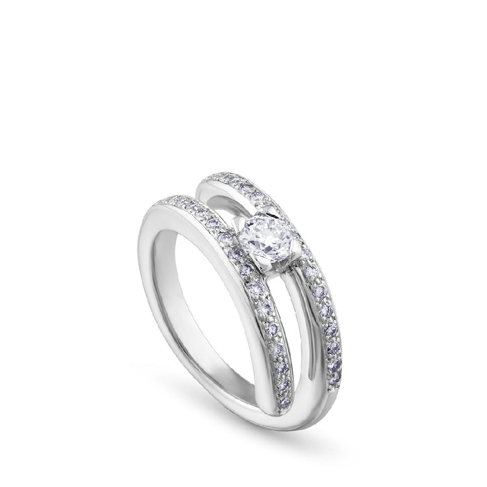 solitario-twins-oro-blanco-diamante-4-garras-pave-diamantes - Ref J4969SB