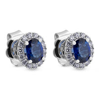 Pendientes-oro-blanco-zafiros-orla-diamantes - Chocrón Joyeros