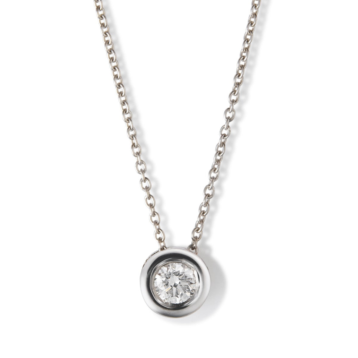 Colgante-oro-blanco-diamante-chaton - Ref J4960CLB_Chocrón Joyeros