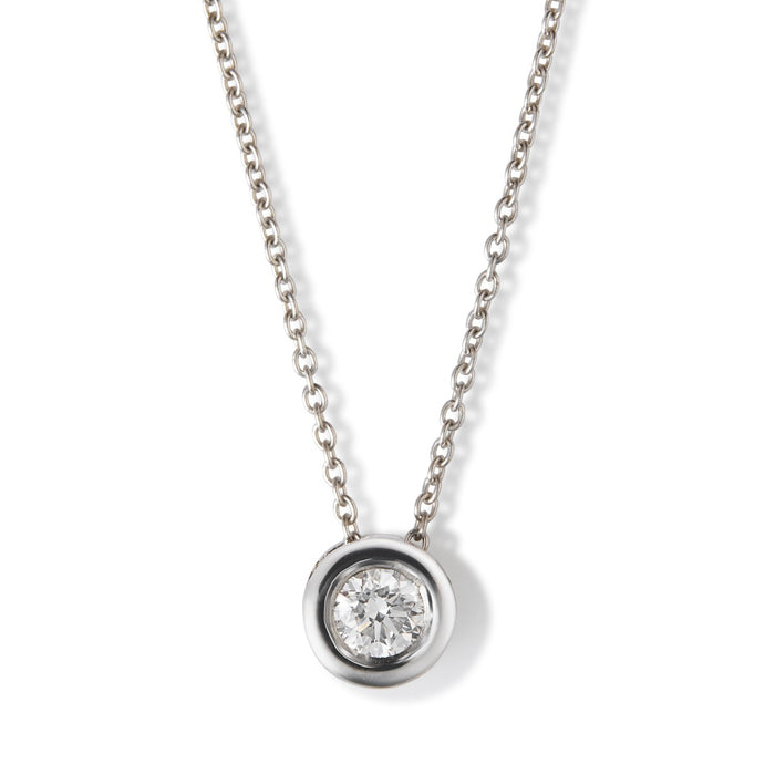Colgante-oro-blanco-diamante-chaton - Ref J4960CLB_Chocrón Joyeros