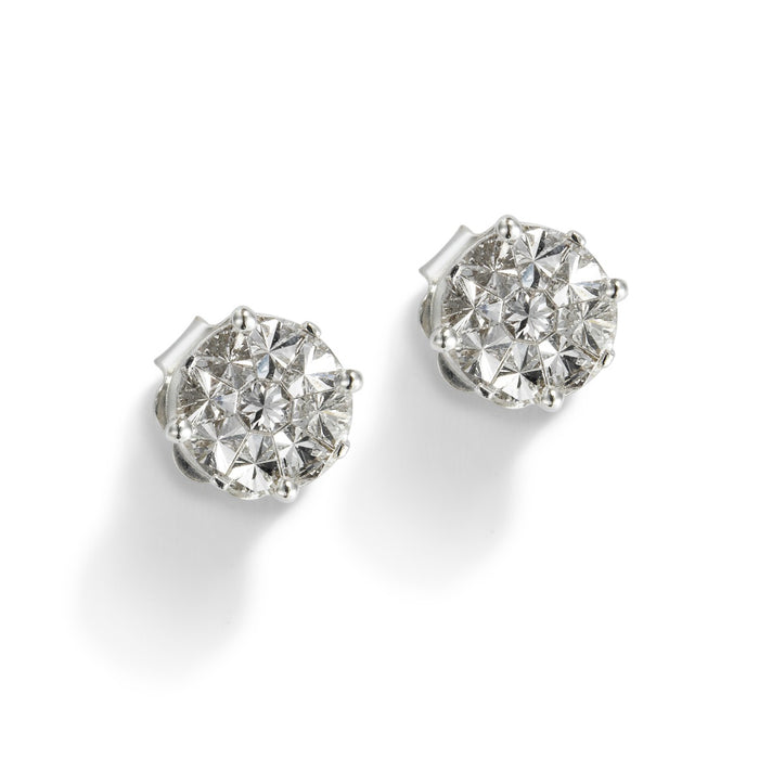 Pendientes-oro-blanco-engaste-invisible-8-garras- Ref J4993TB_Chocrón Joyeros