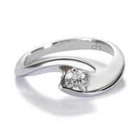 Anillo-compromiso-solitario-oro-blanco-diamantes |Ref J5011SB|Chocrón Joyeros