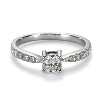 Anillo-compromiso-solitario-oro-blanco-diamantes |Ref J5990SB|Chocrón Joyeros