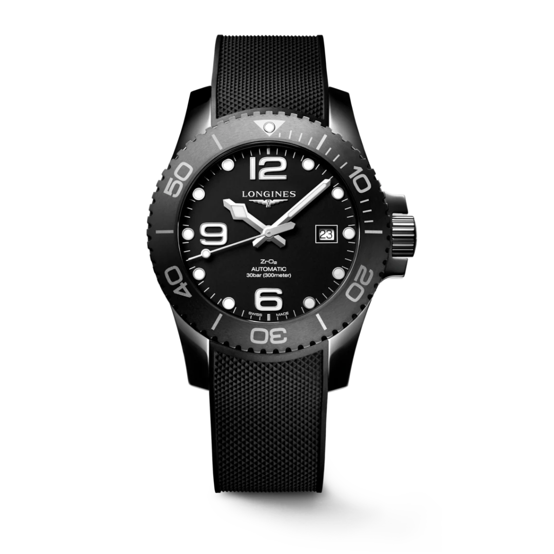 Longines Hydroconquest Cer mica Negra 43 Mm Auto Distribuidor Oficial longines-hydroconquest-cer-mica-negra-43-mm-auto-distribuidor-oficial