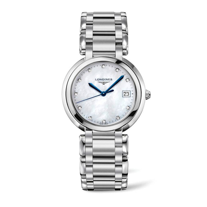 reloj mujer de Longines PirmaLuna 34mm nácar y brillantes - Chocrón Joyeros- L-81144876