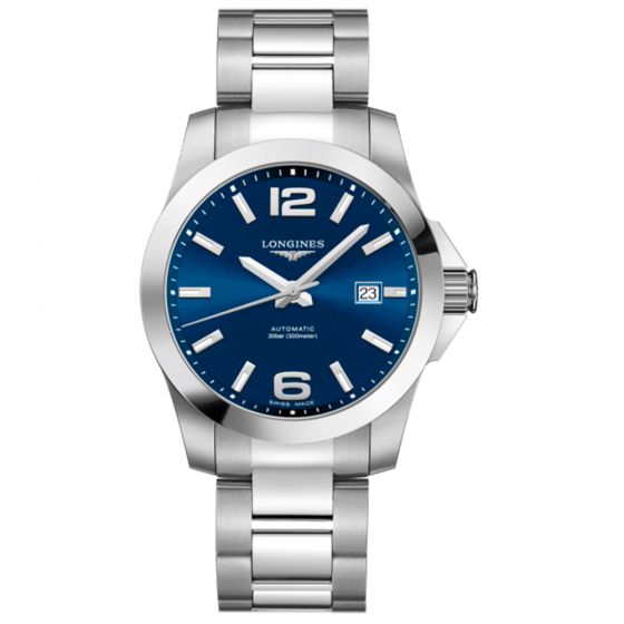 reloj hombre Longines Conquest 41mm acero automatico - Chocrón Joyeros - L37774996