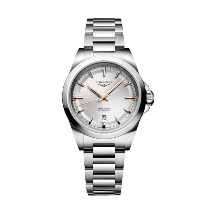 Longines Conquest esfera plata 30mm