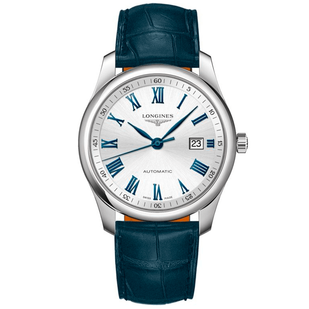 Longines Master Collection esfera plata índice azules_L27934792_Chocron Joyeros distribuidor oficial
