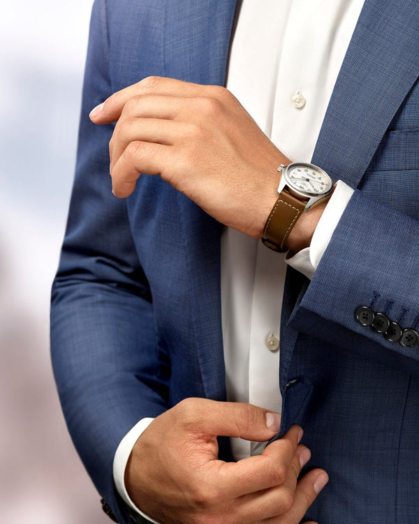 Longines Spirit Acero Esfera Blanca 40 mm Auto