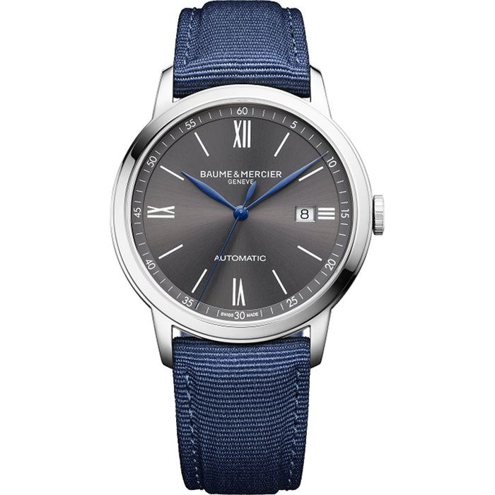 Reloj Hombre Baume et Mercier Classima Acero 42mm Esfera Gris Automático_ M0A10608_Chocrón Joyeros