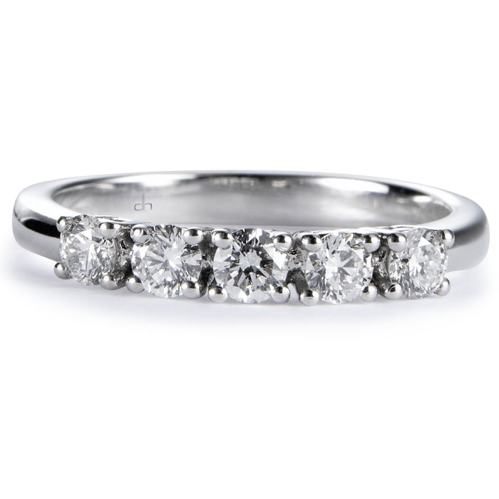 media-alianza-oro-blanco-5-diamantes-garra- Ref j5465sb Chocrón Joyero